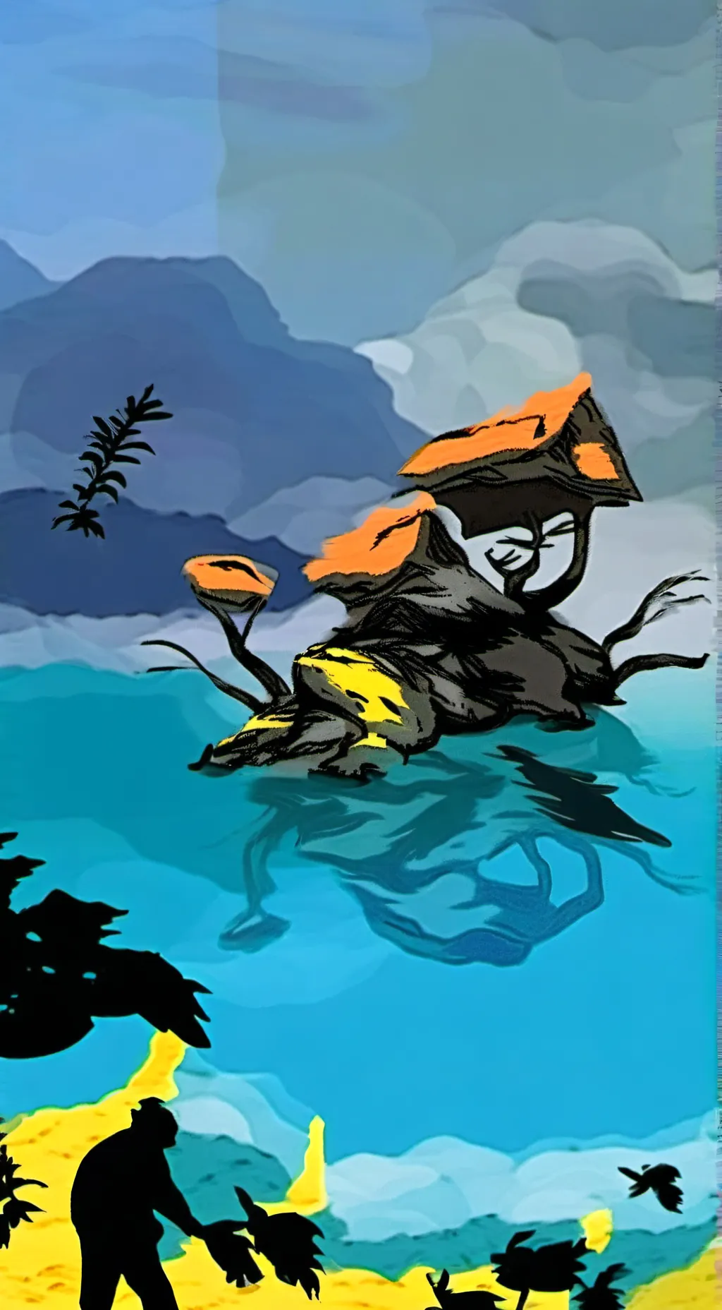 ai character: NARUTO  background