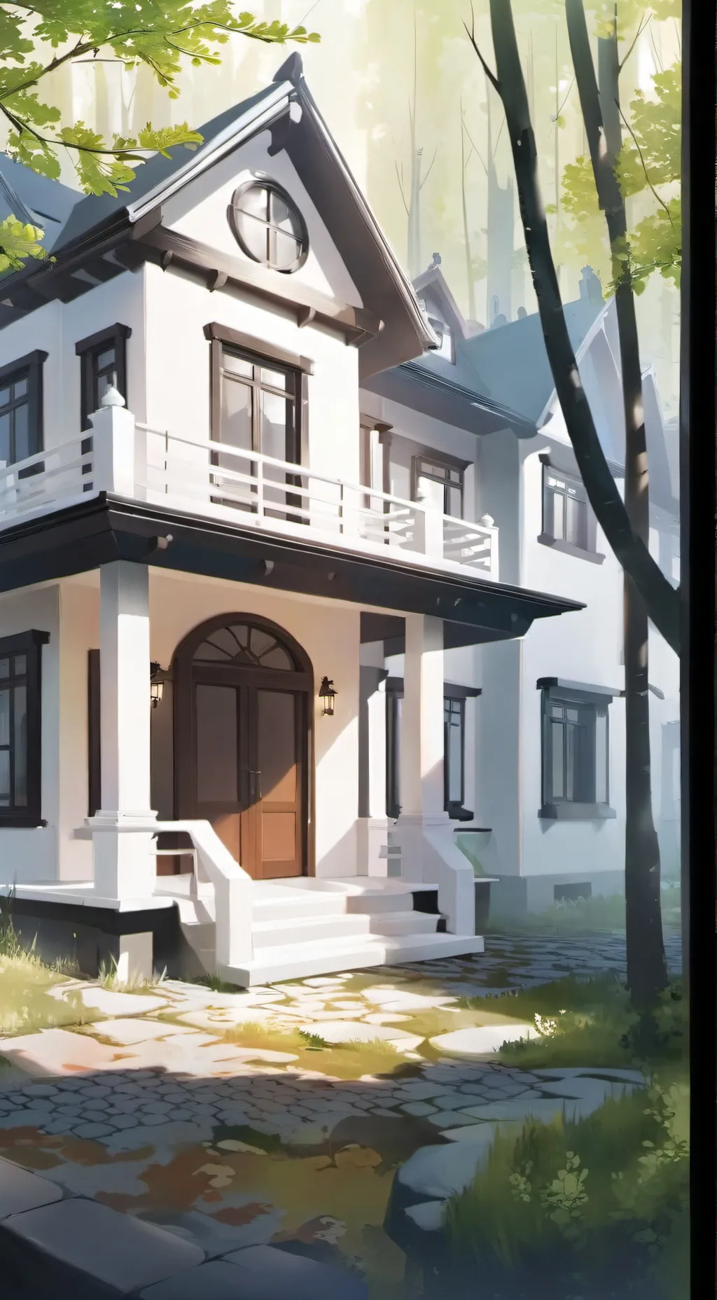 ai character: boy sleepover background