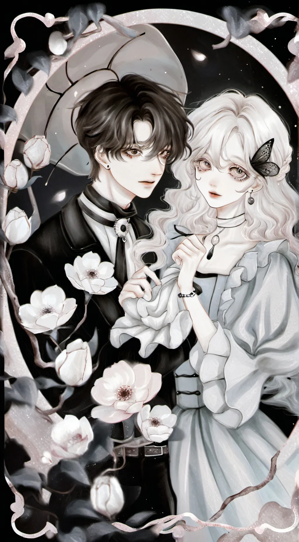 ai character: coppia dolce background