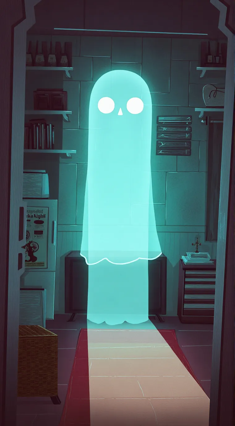 ai character: He's dead..but...  background