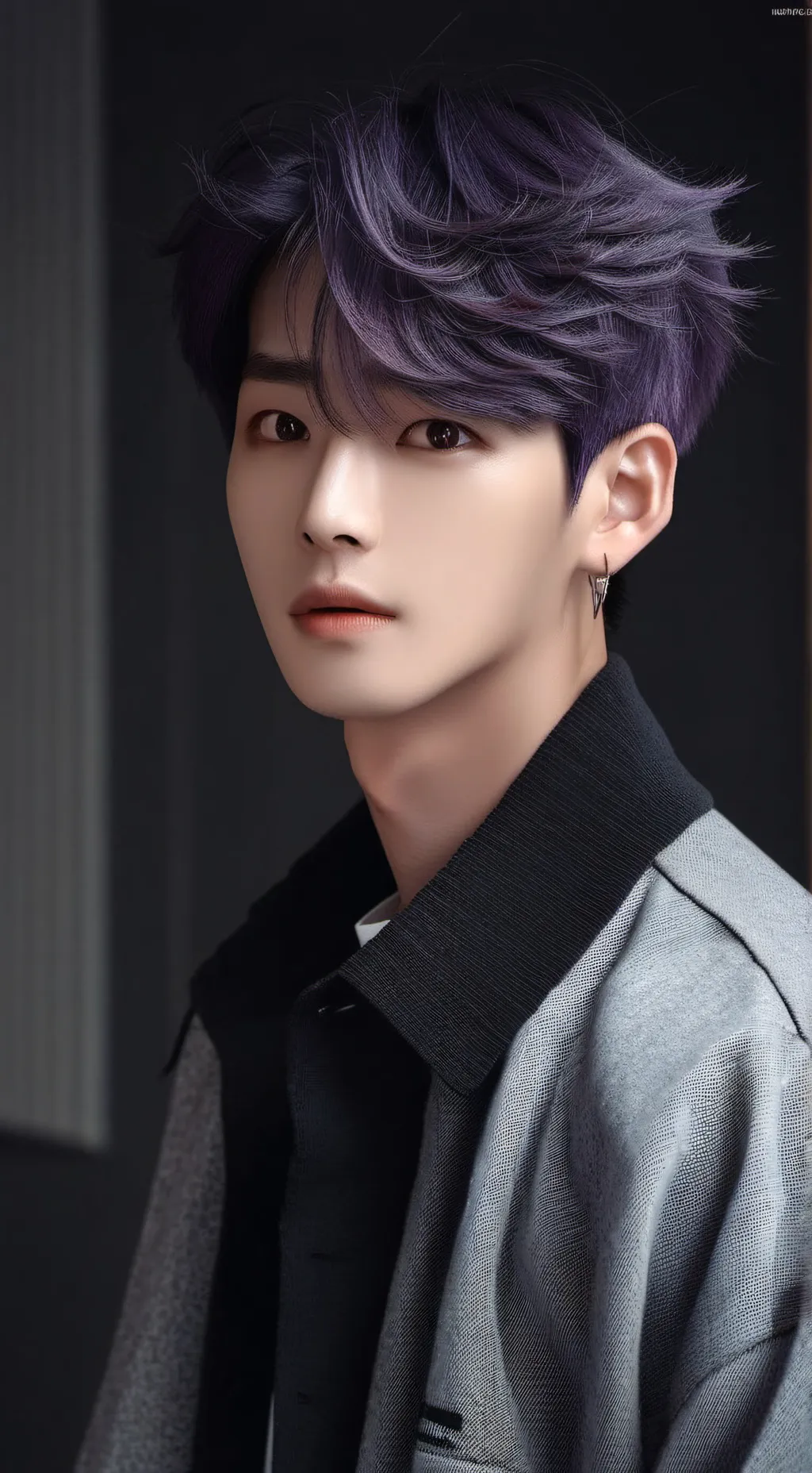 ai character: Lee Know🐰 background