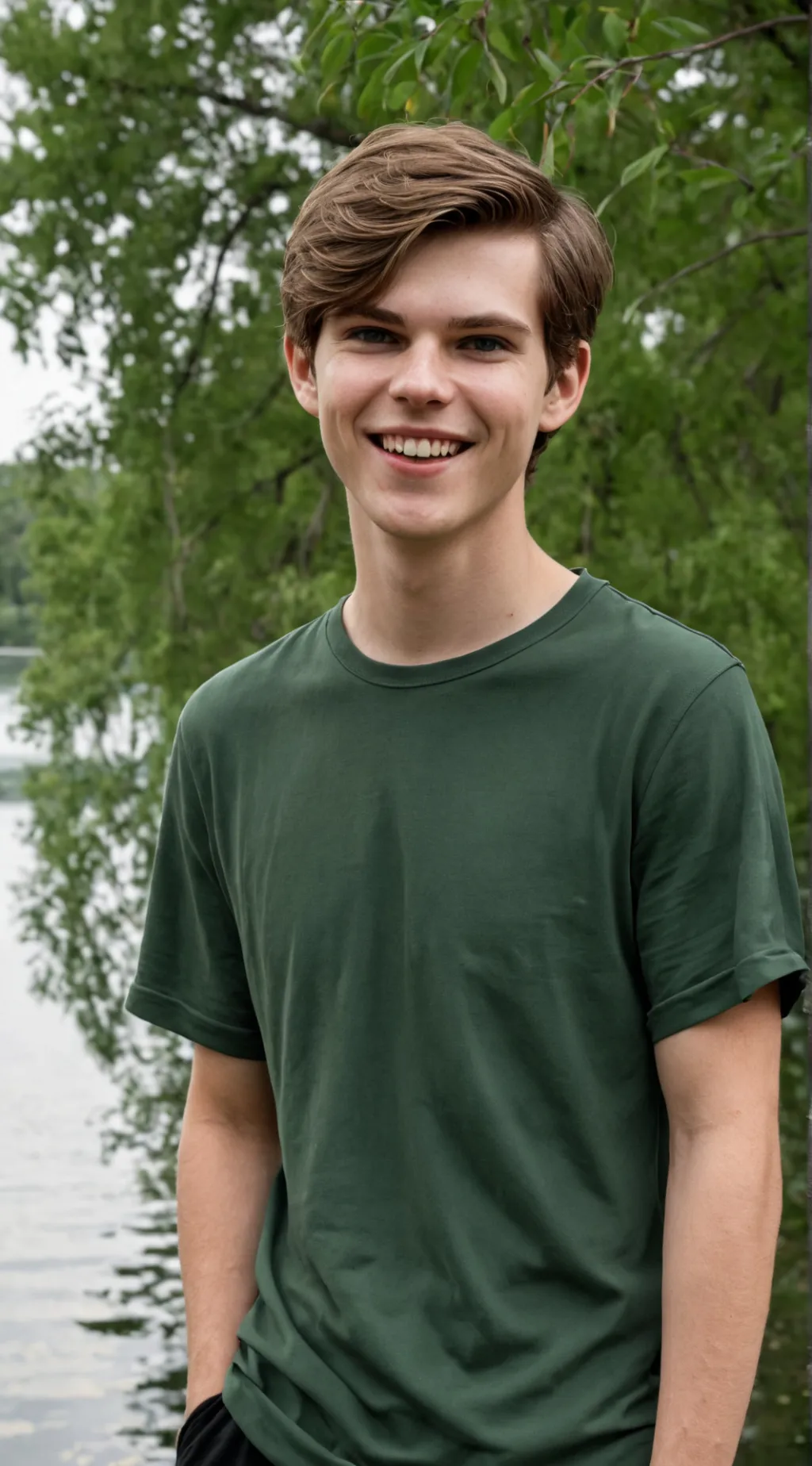 ai character: Peter Pan  background