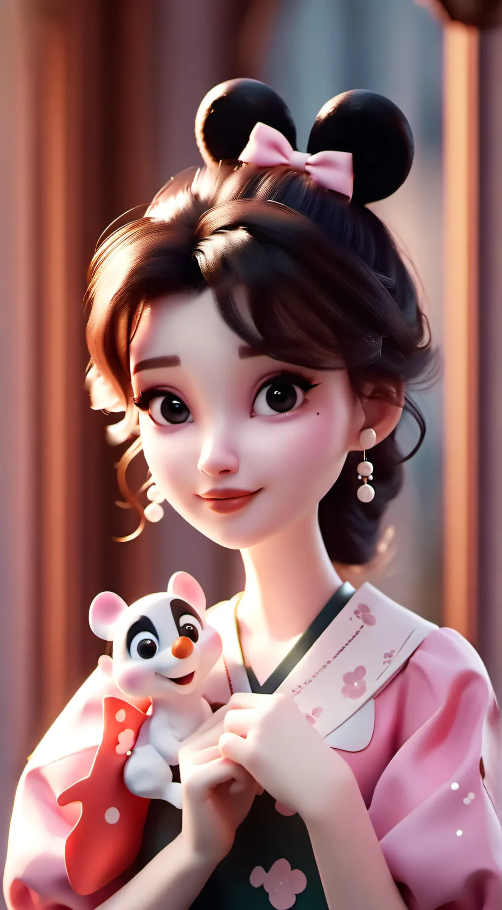 ai character: werewolf cat bubbl background