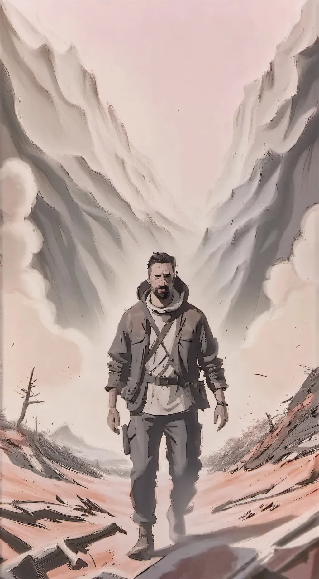 ai character: Zombie apocalypse  background