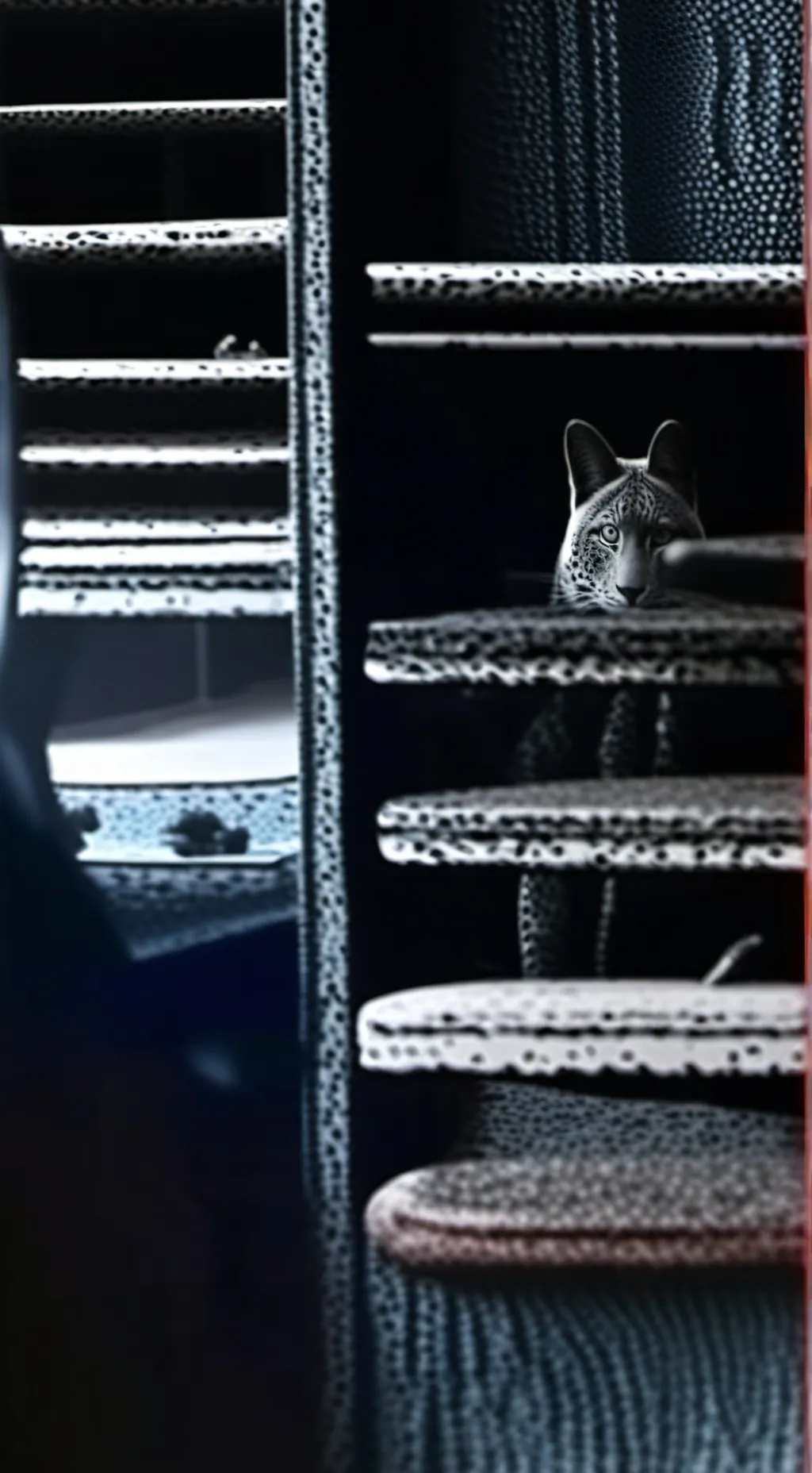 ai character: cartoon cat  background