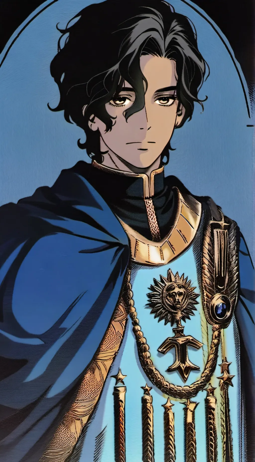 ai character: ᘎ༺X̵̹̬̄̽༻ᘏ background