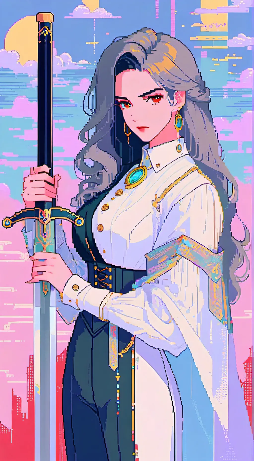 ai character: Diana  background