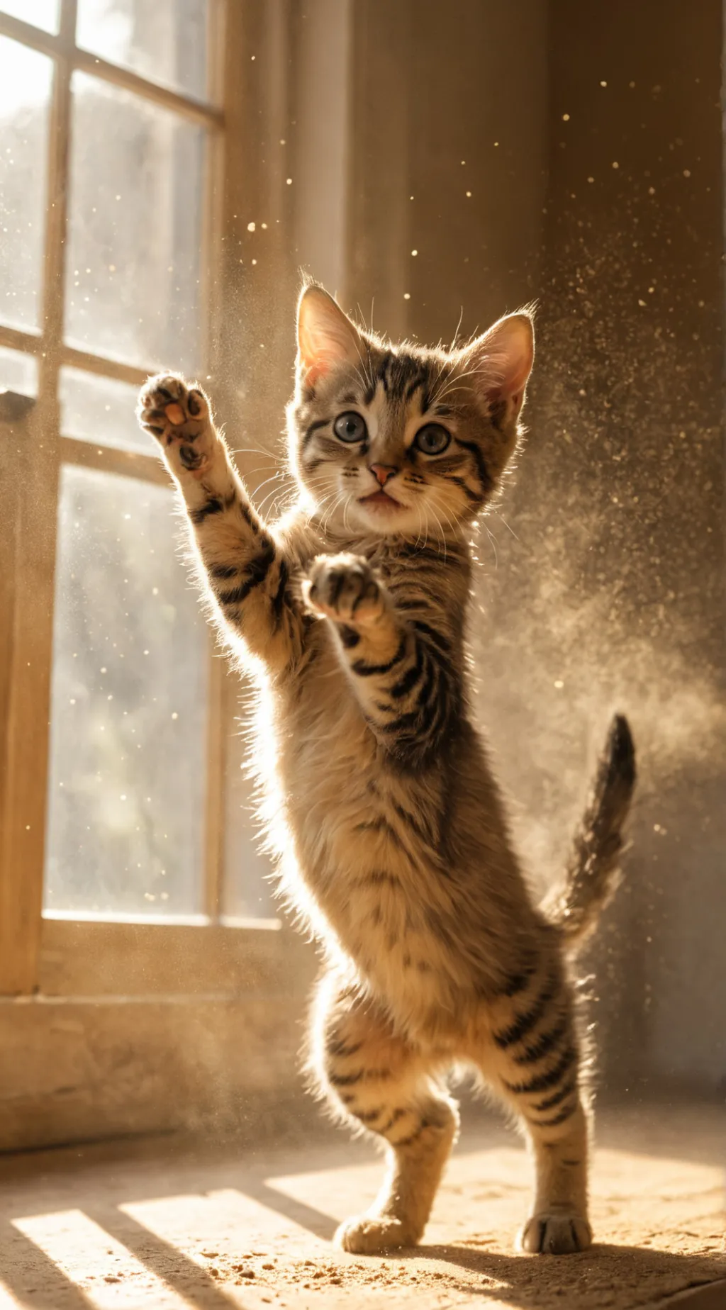 ai character: Baby emojicat background