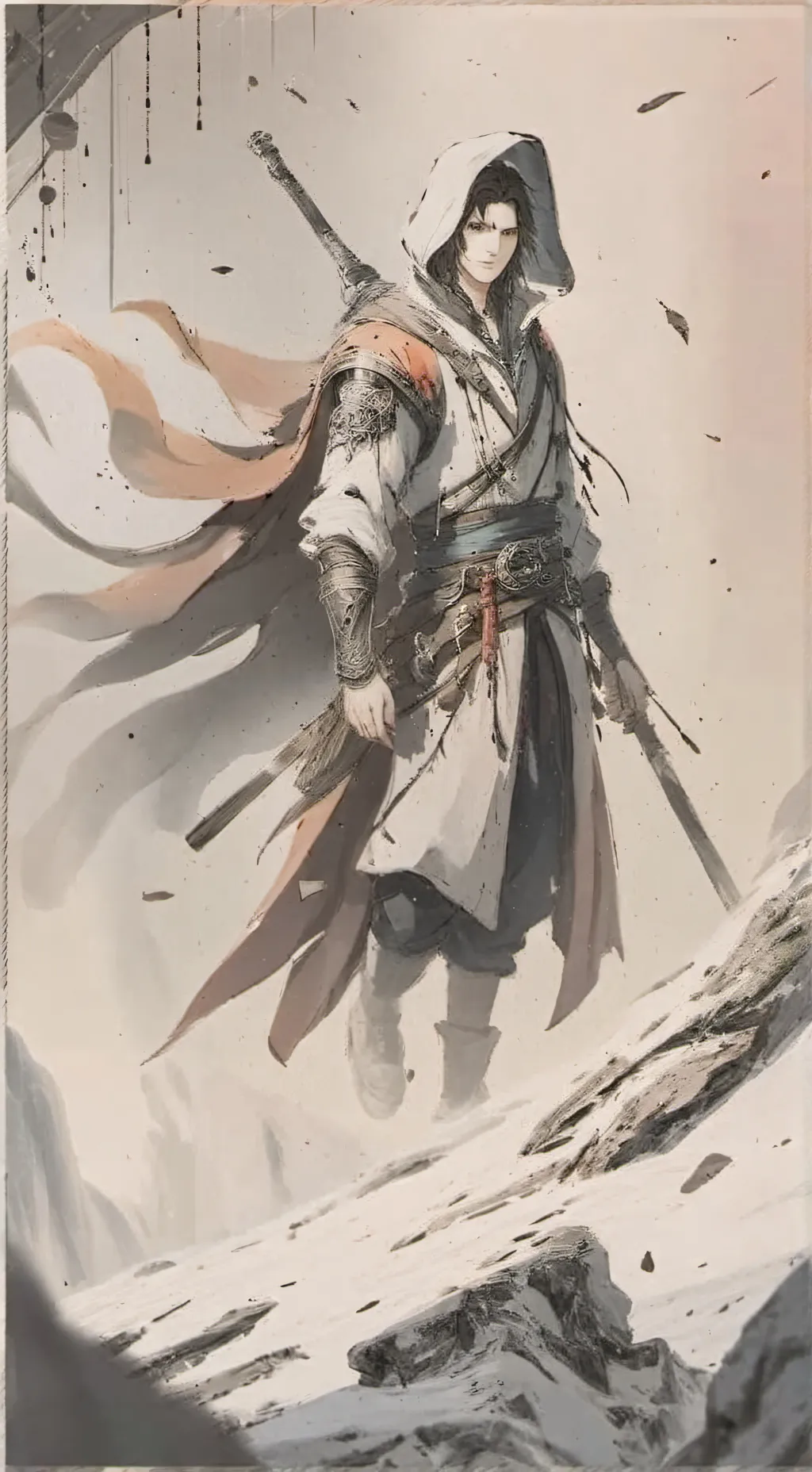 ai character: 🌟Dover🌟 lue he background