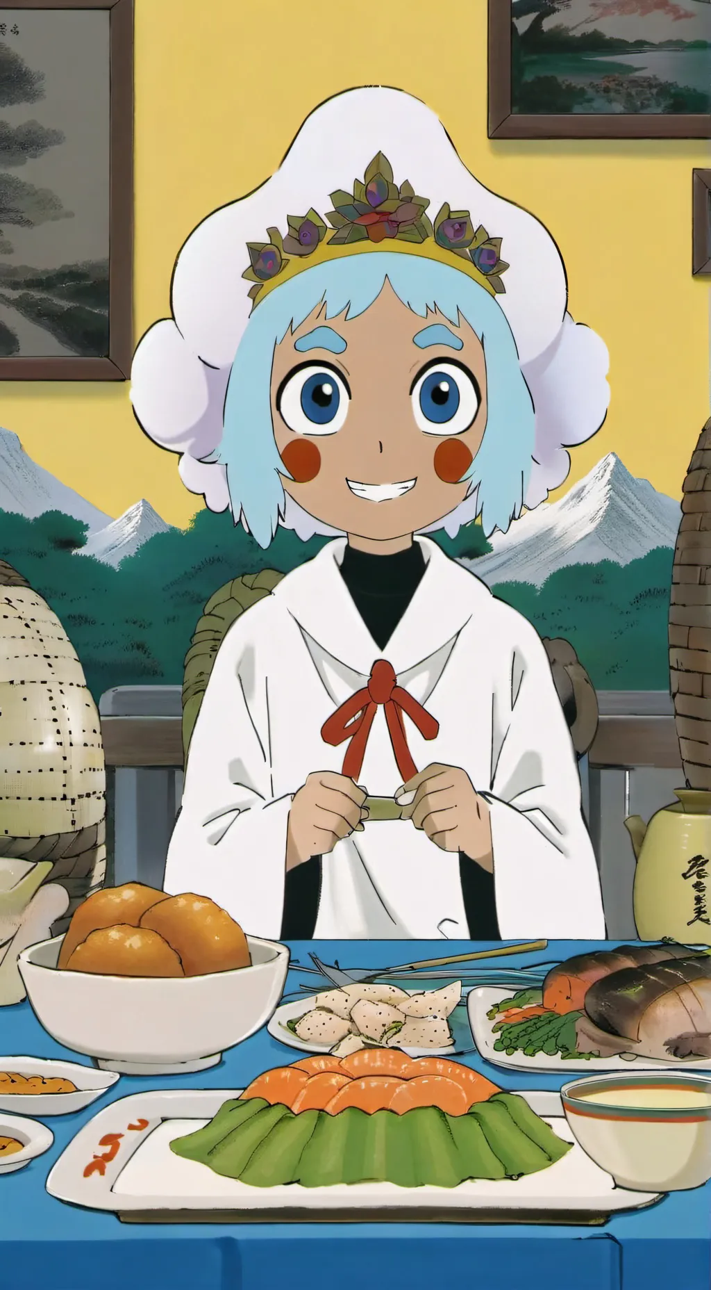 ai character: Sprunki dead rails background