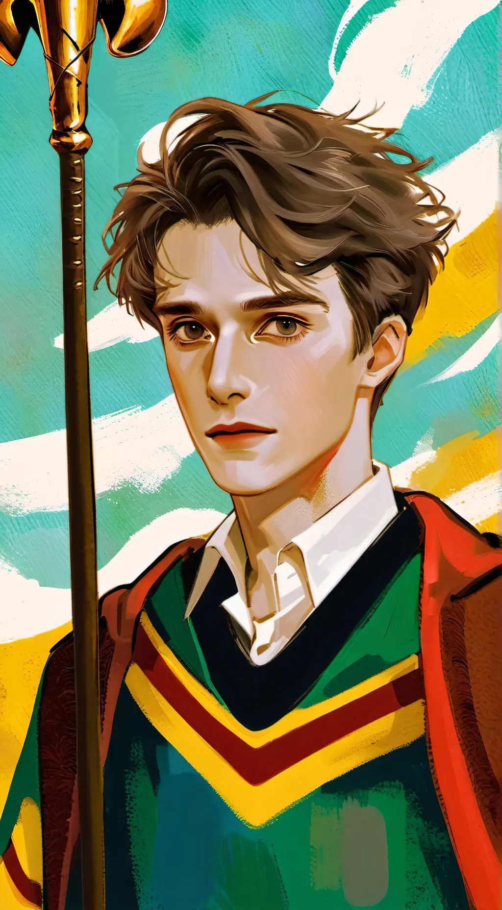 ai character: Oliver Wood background