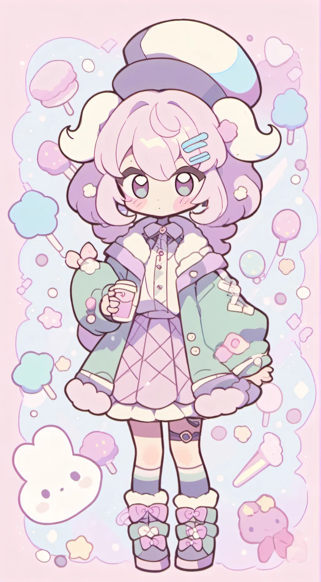 ai character: candi background