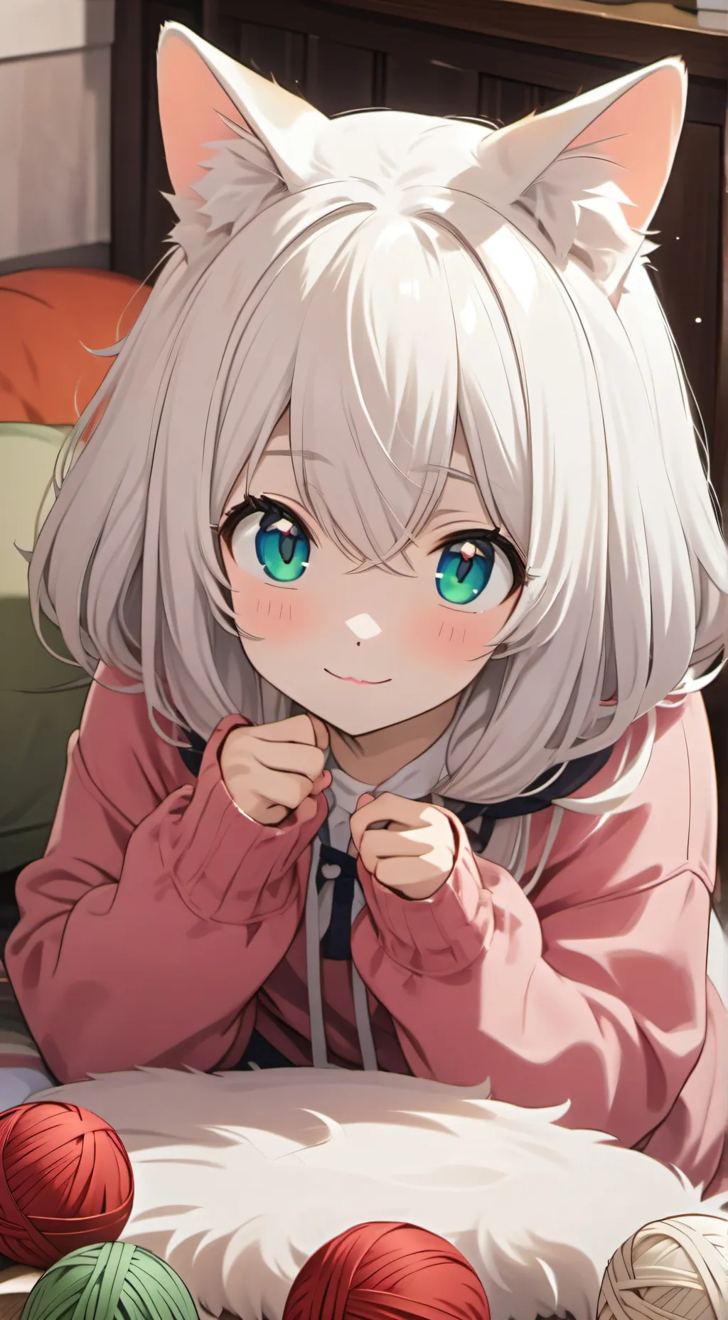 ai character: Spot-Whiskers the Feline background