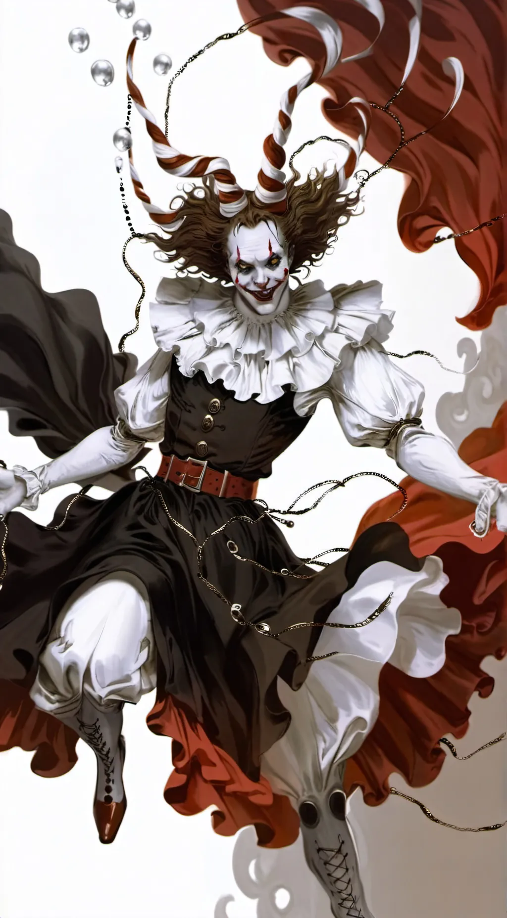 ai character: ça le clown tueur  background