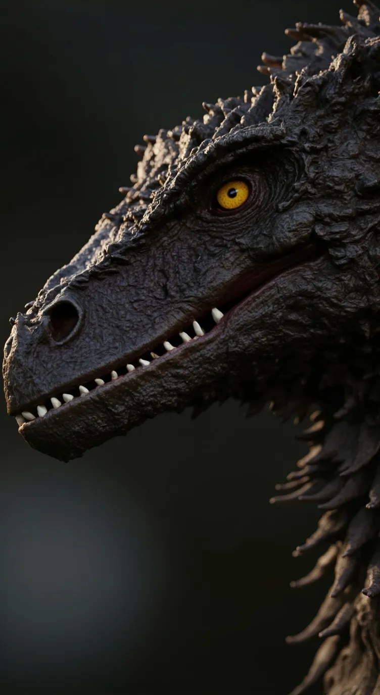 ai character: female yuta raptor background