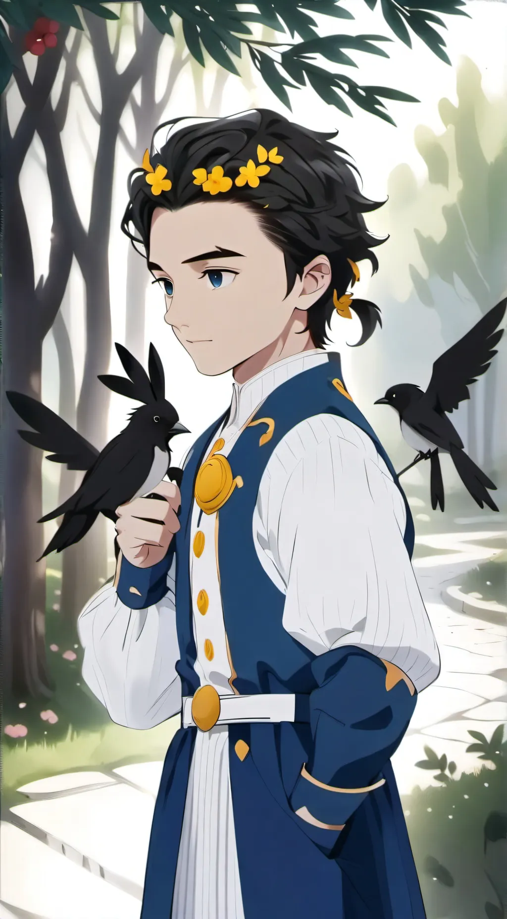 ai character: 🌹🥰Cedric🥰 🌹 background