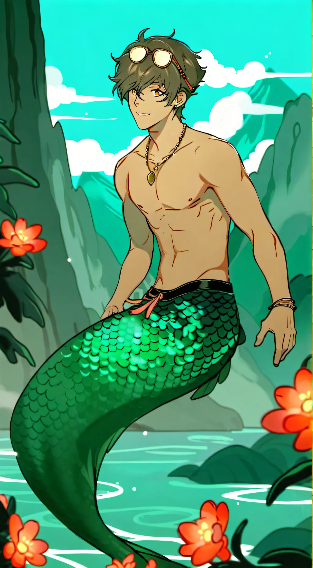 ai character: kappa background