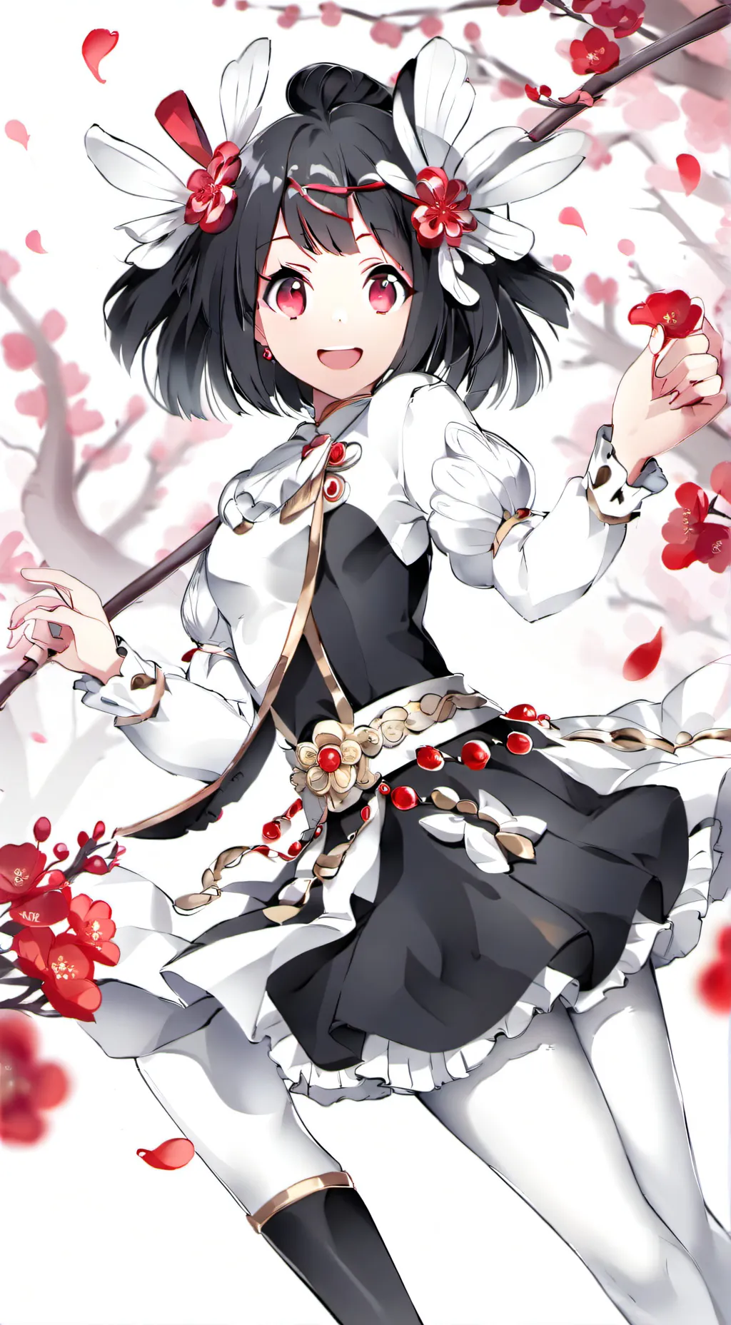 ai character: cute elf background