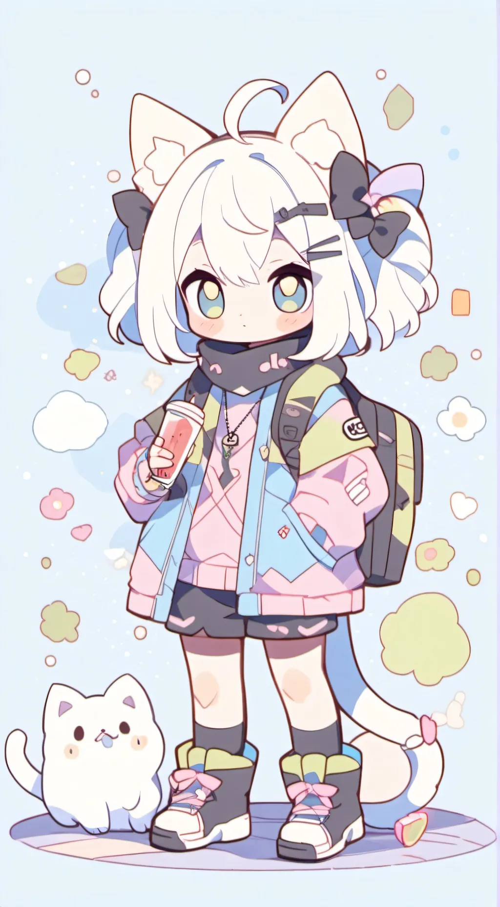 ai character: momo background