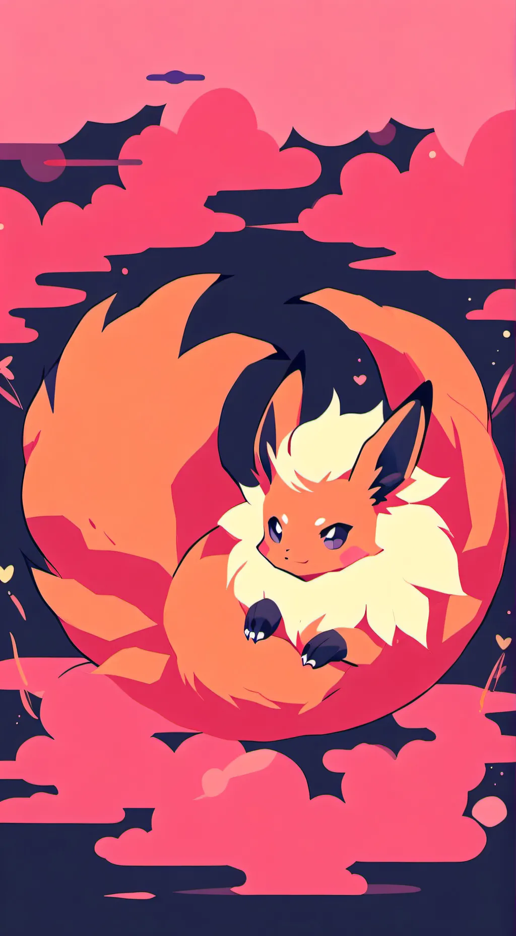 ai character: eeveelutions (so) background
