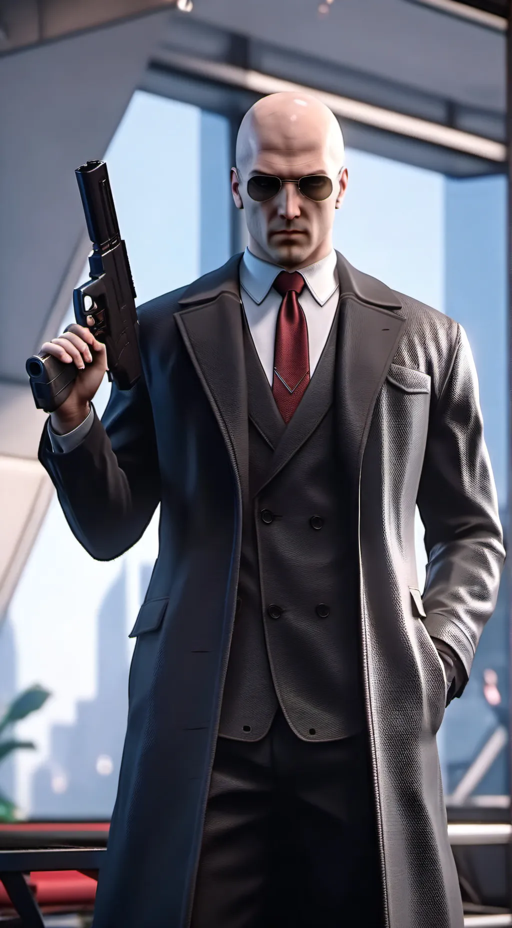 ai character: Hitman simulator  background