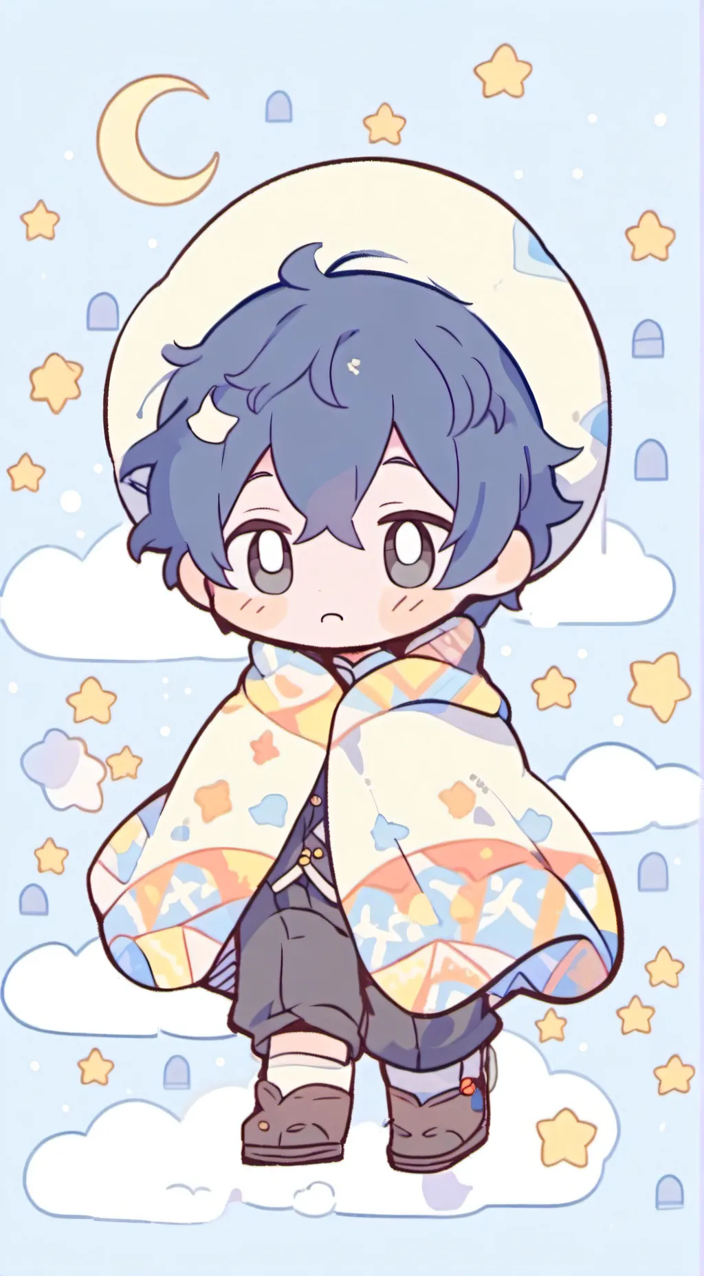 ai character: 🌘Astro💤 background