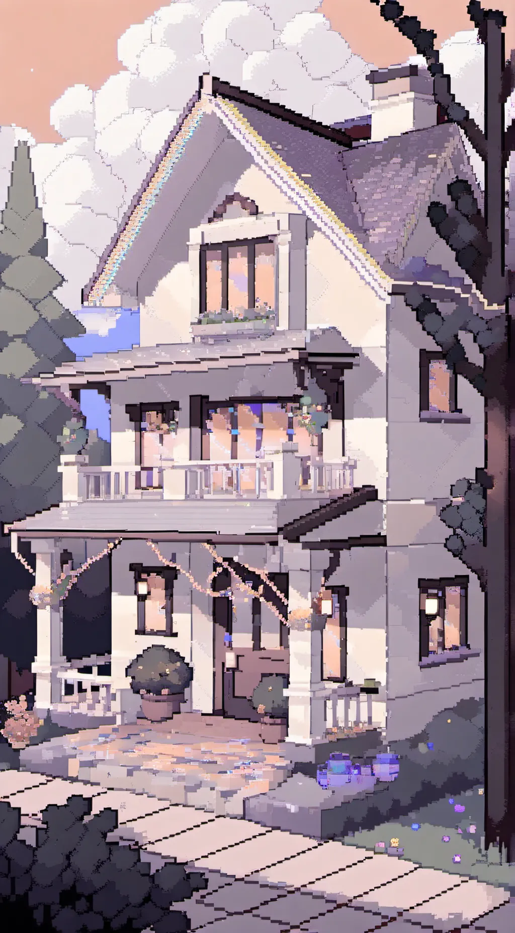 ai character: death party background