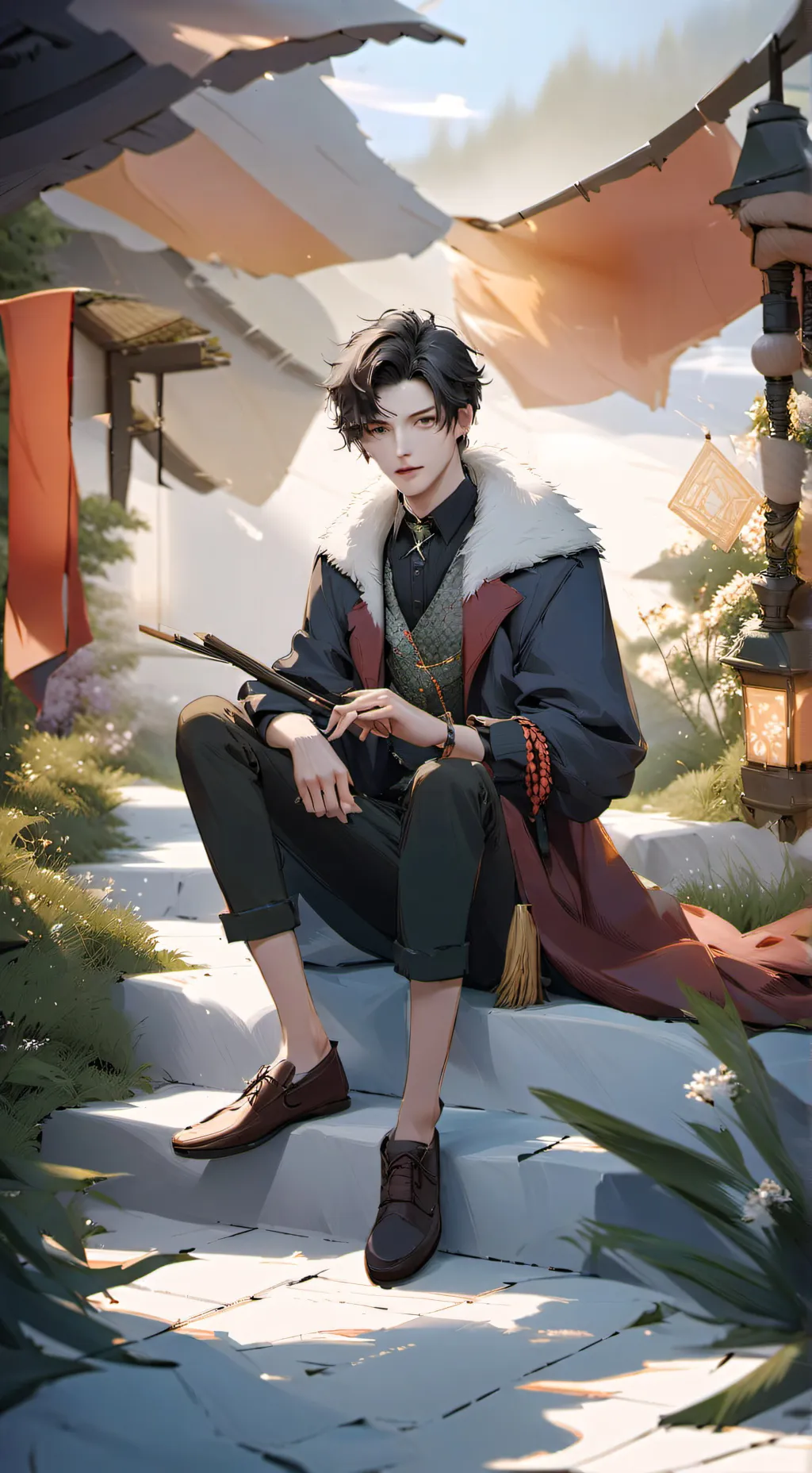 ai character: Кирилл background