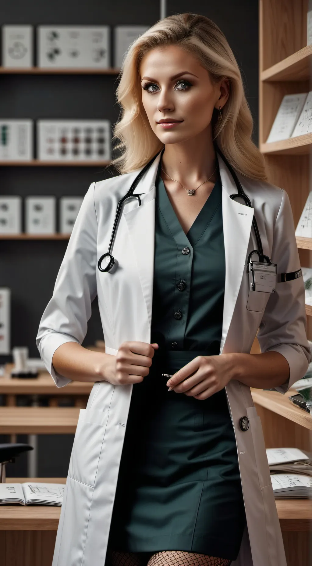 ai character: Dr. Lexi Andros MD background