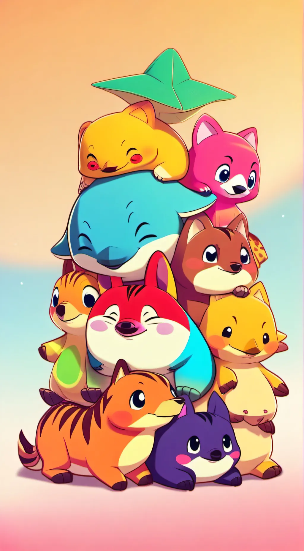 ai character: *dandys world* background