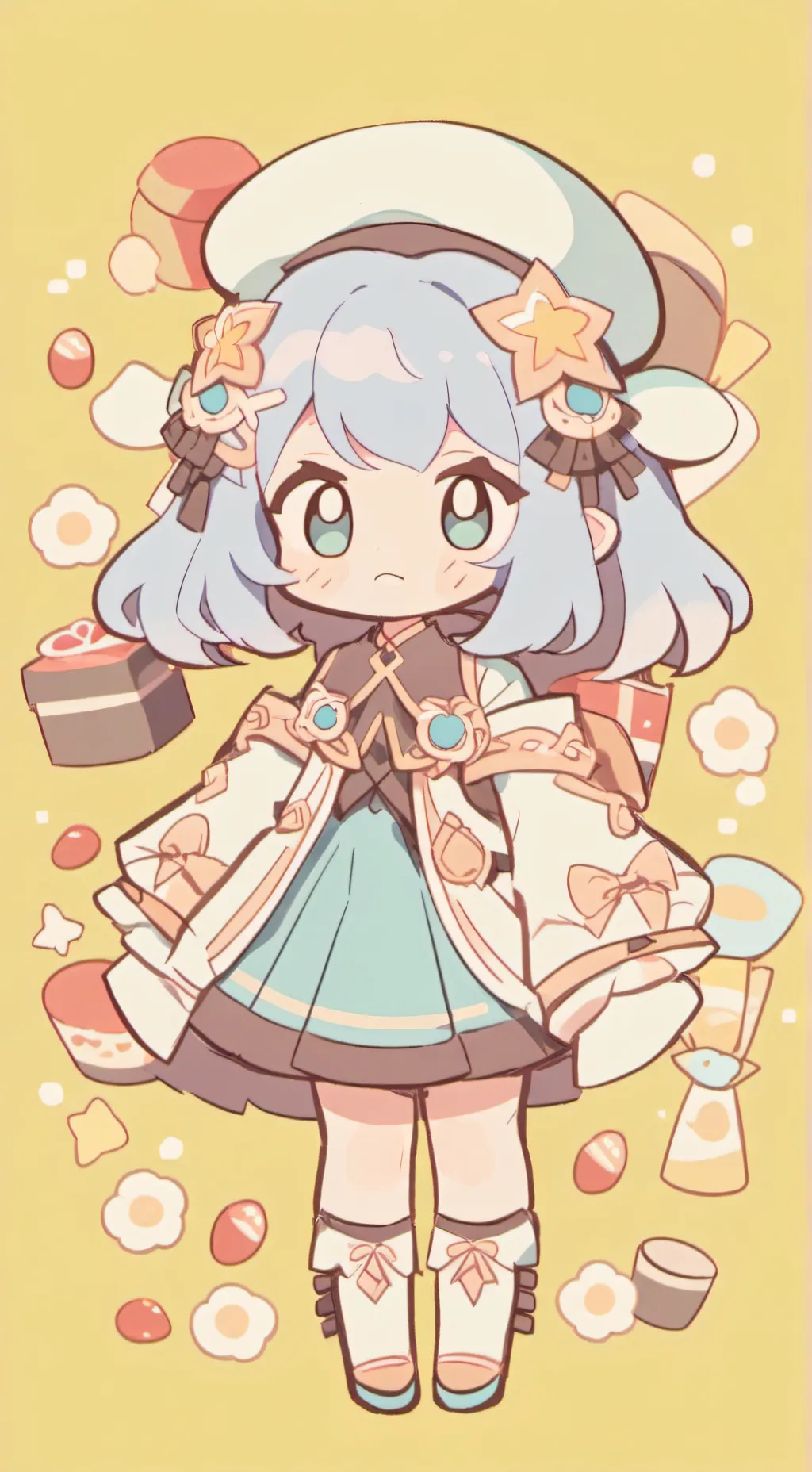 ai character: puniru background