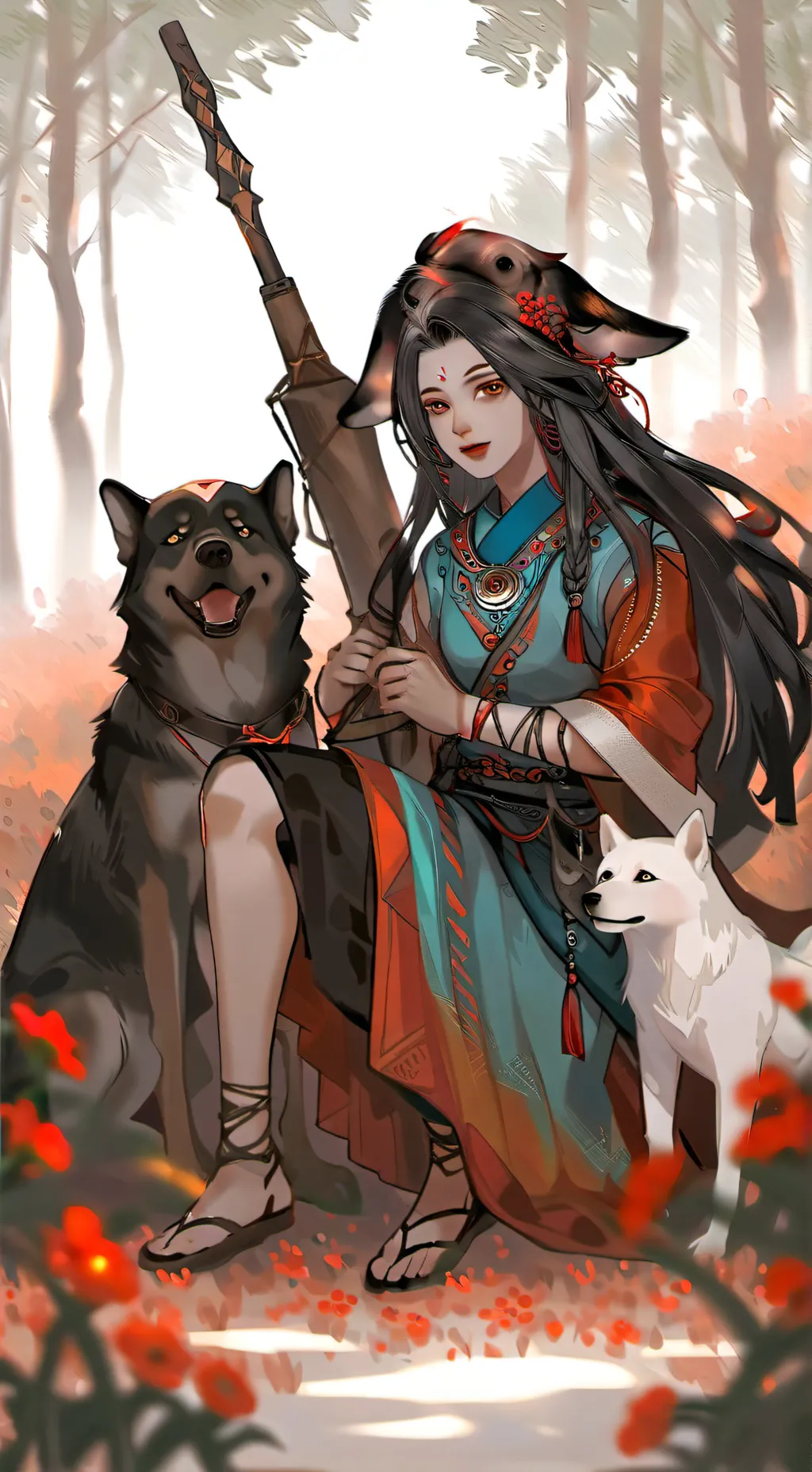 ai character: THERIANS COME HERE background