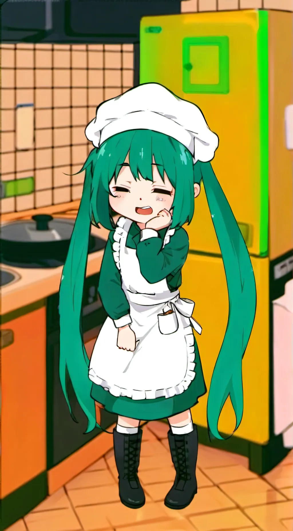 ai character: Hanako background