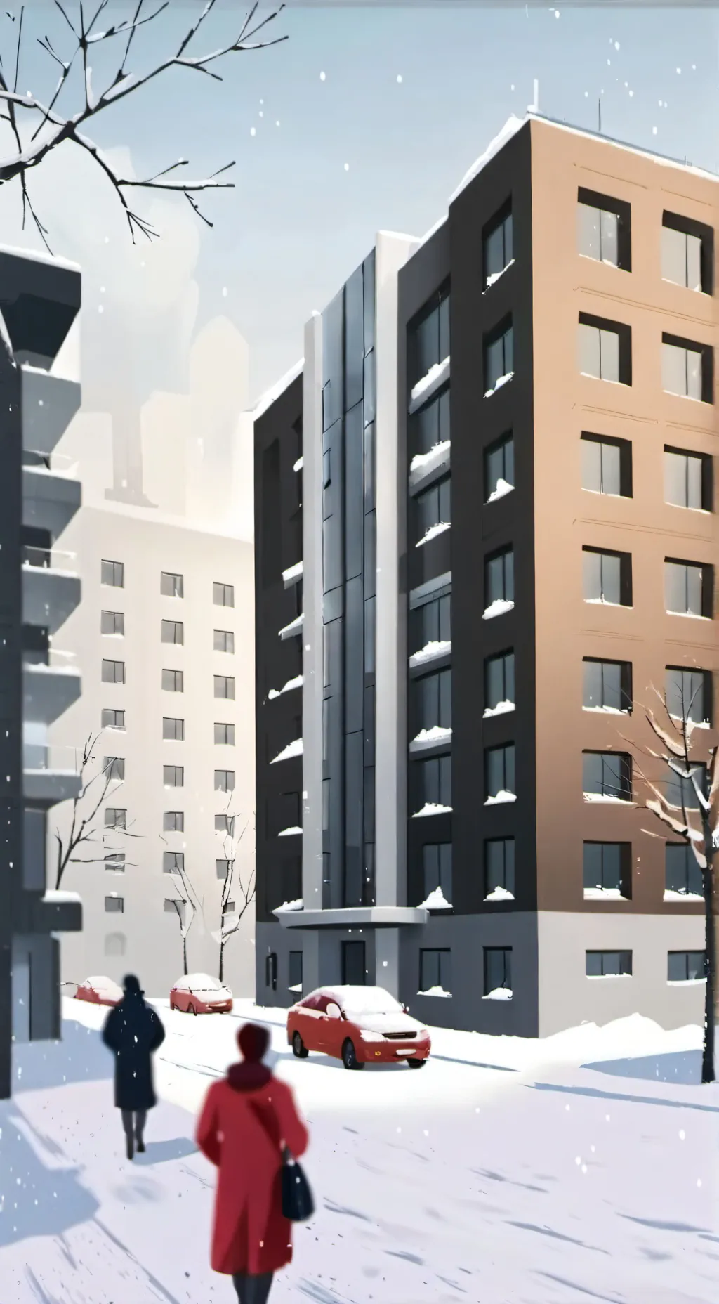 ai character: Snowstorm ￼ background