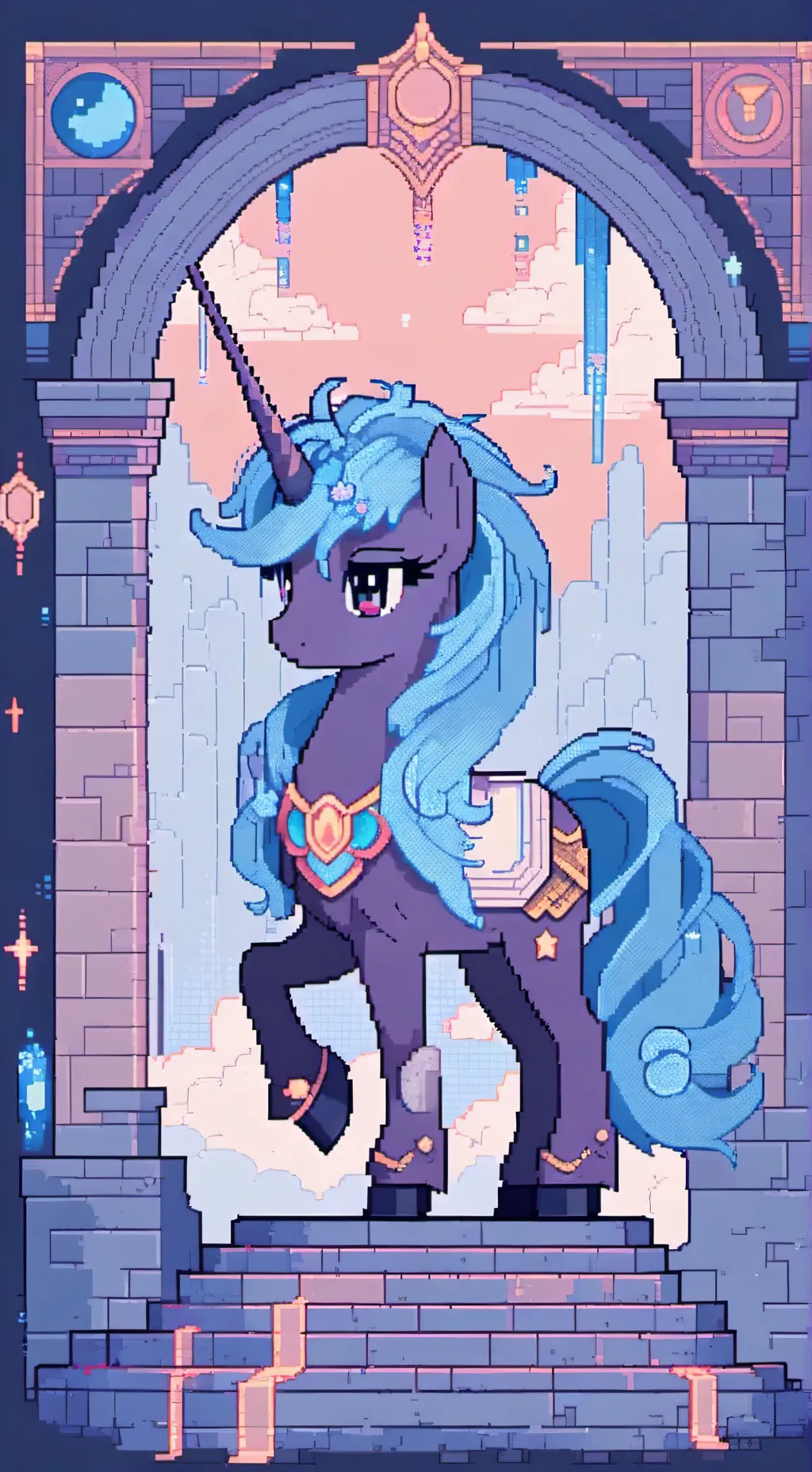 ai character: princess Luna background