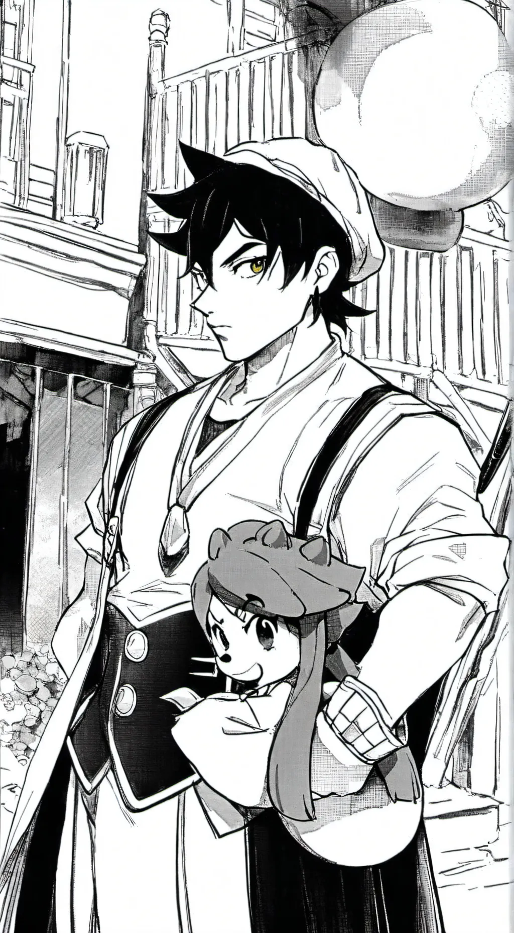 ai character:  bowuigi background