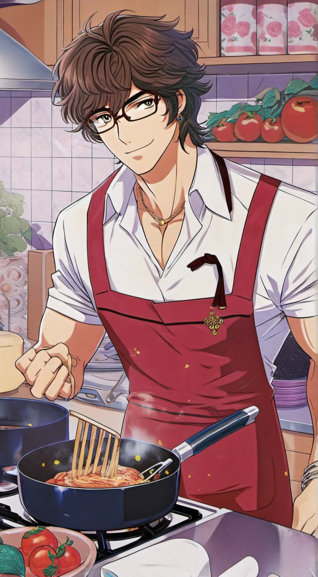 ai character: °~Hamza Kazakî~° background