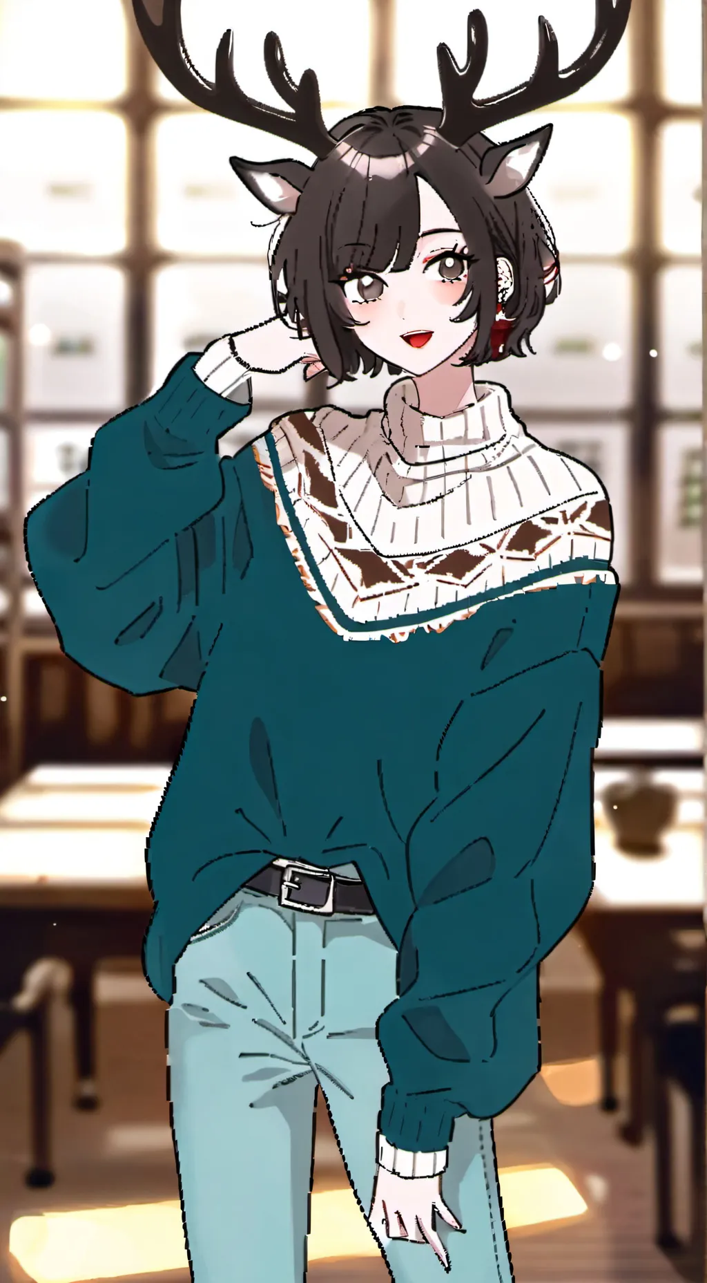 ai character: Savannah background