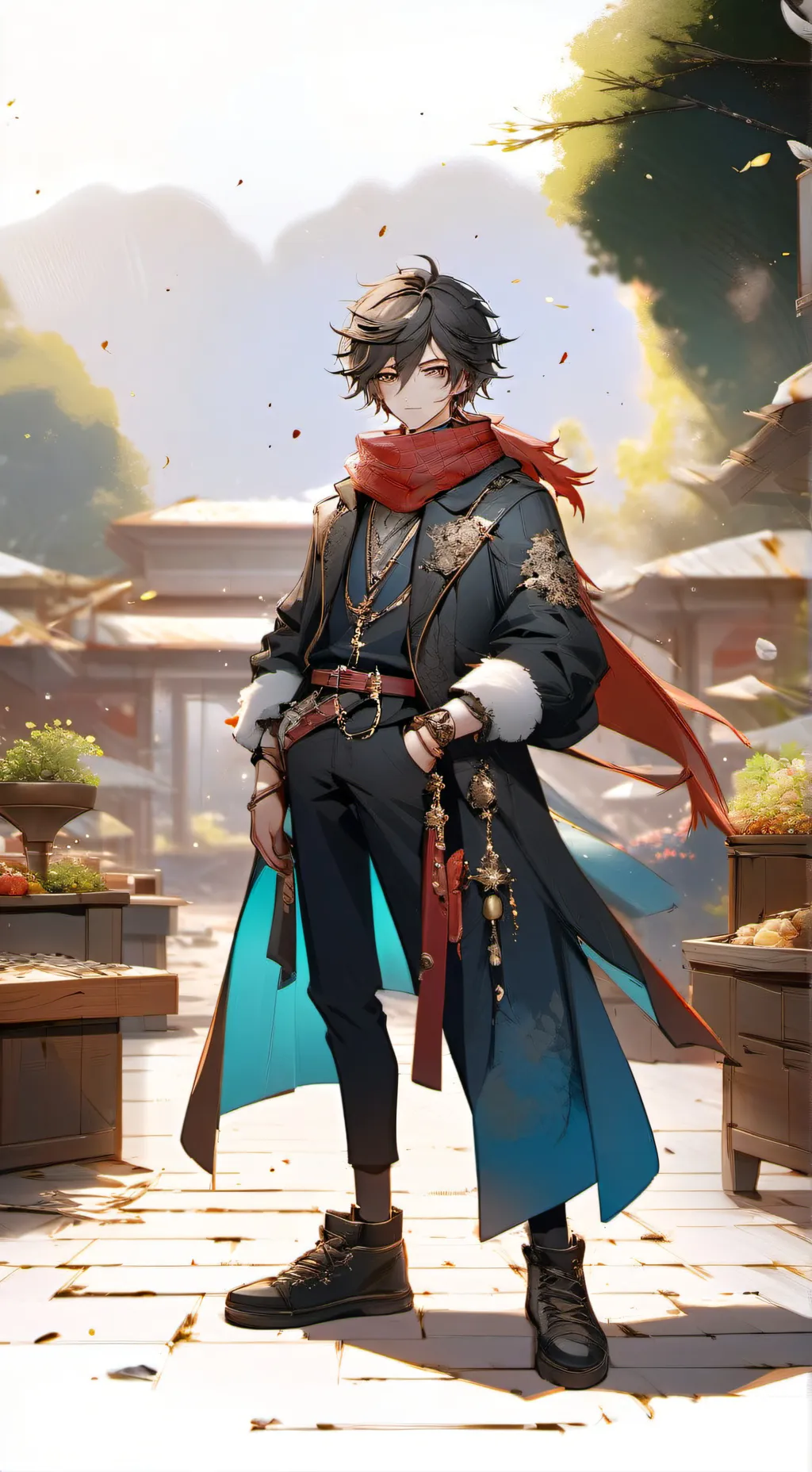 ai character: alan  background