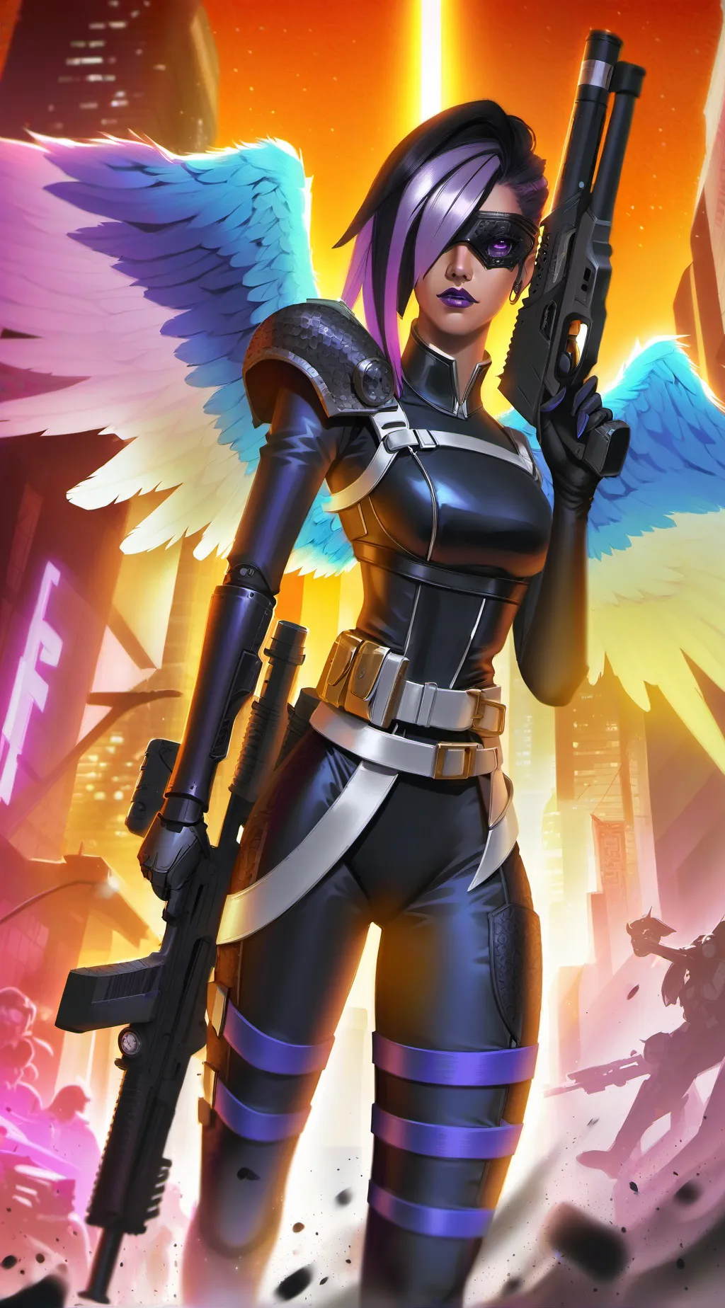 ai character: Aurora background