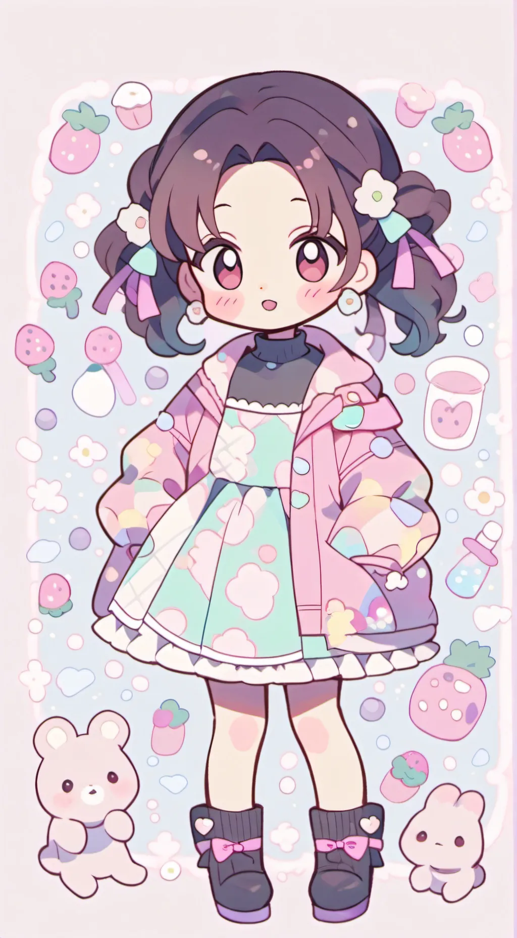 ai character: yuri rengasai  background