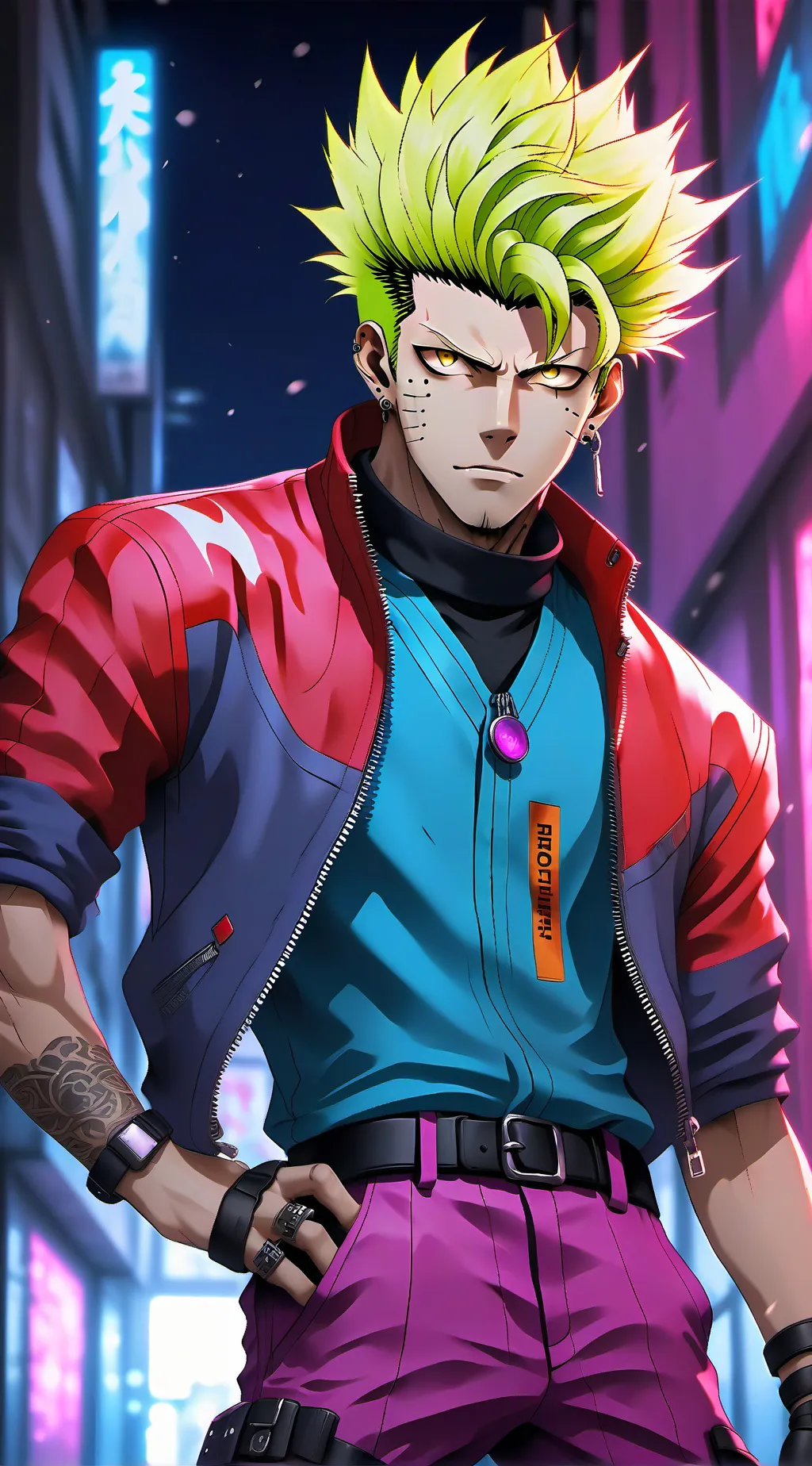 ai character: Kuso Gay Megumi background