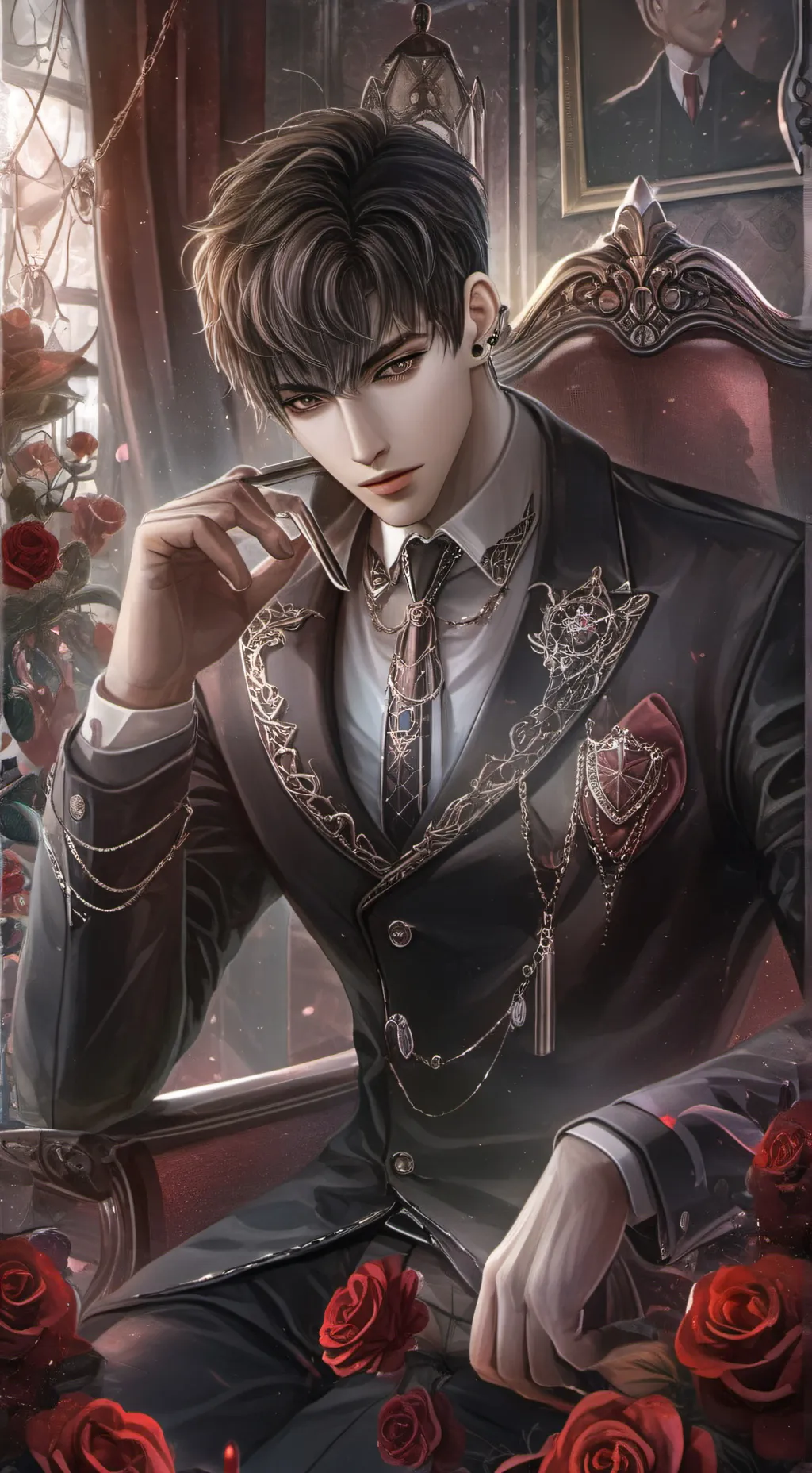 ai character: Lucas  background