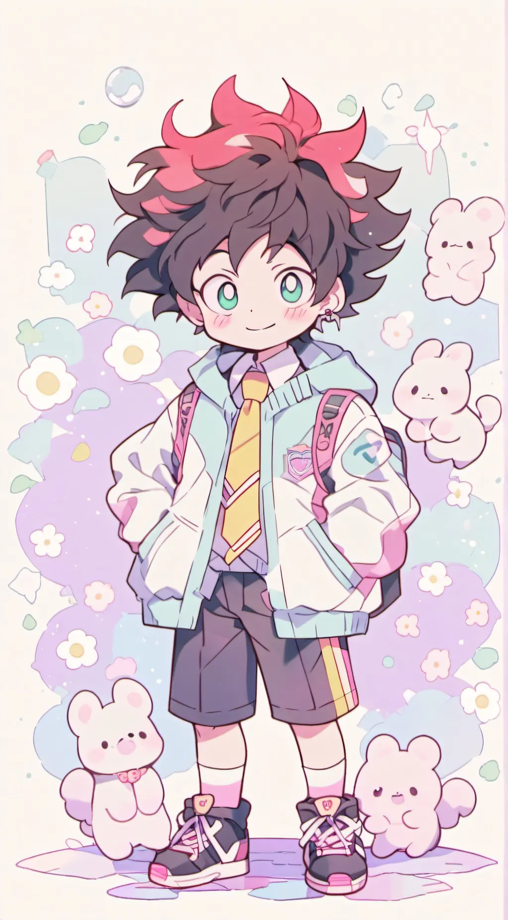 ai character: mha background