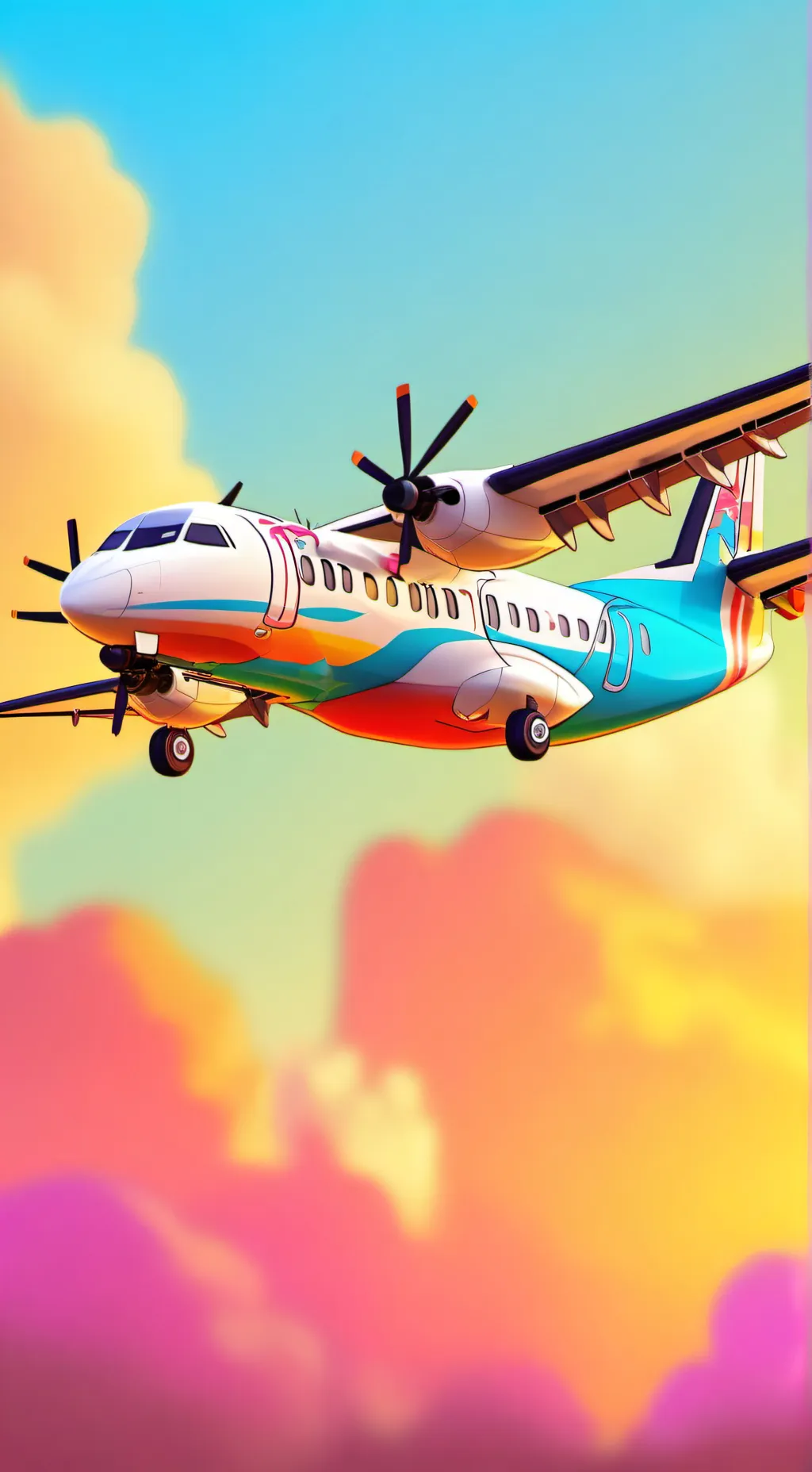 ai character: Pilot of an atr 72 background