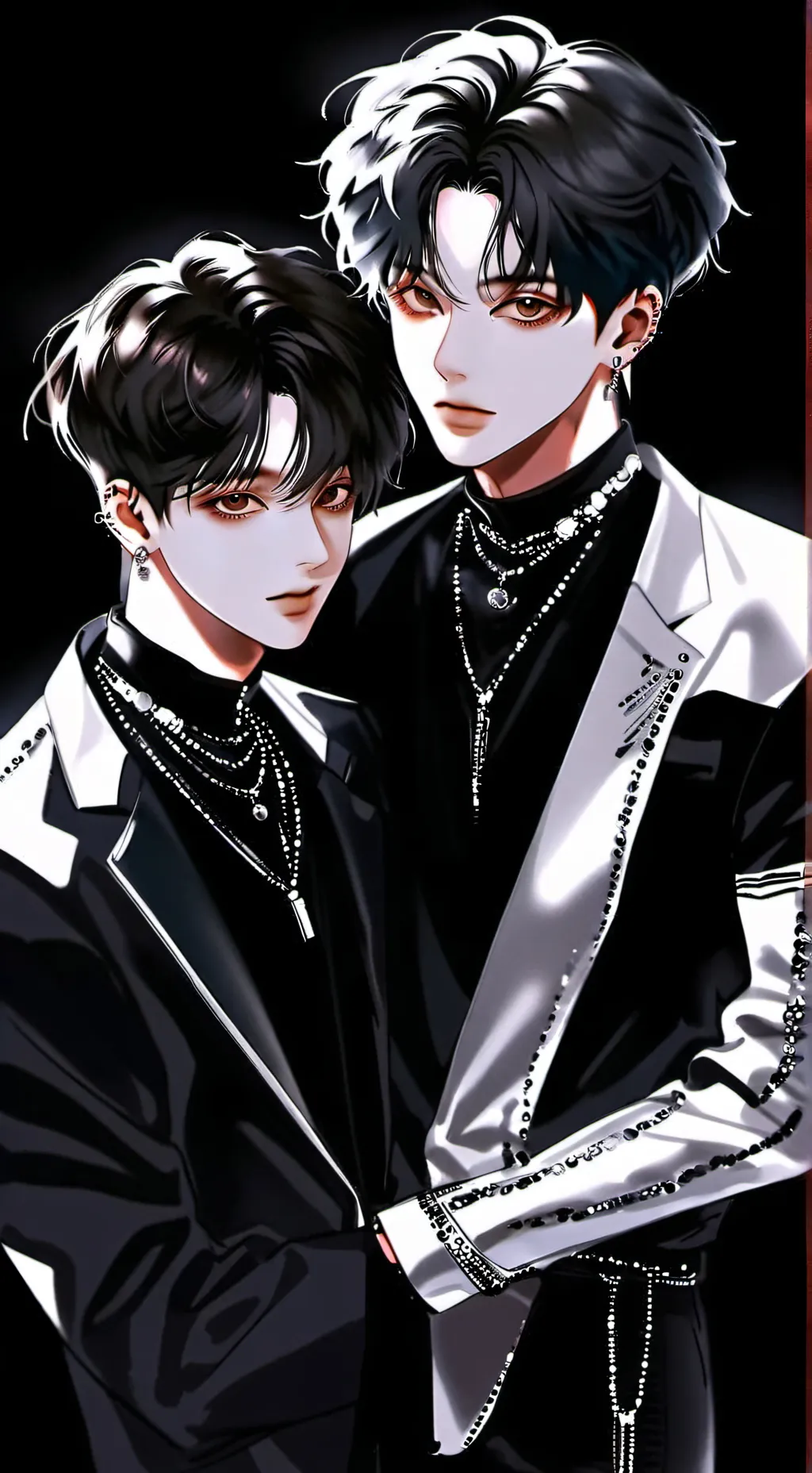 ai character: BangChan(HyunChan) background