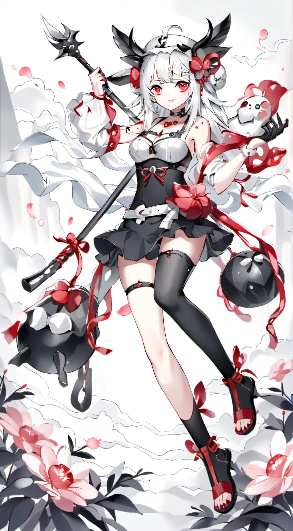 ai character: BAKUGOS SISTER! background