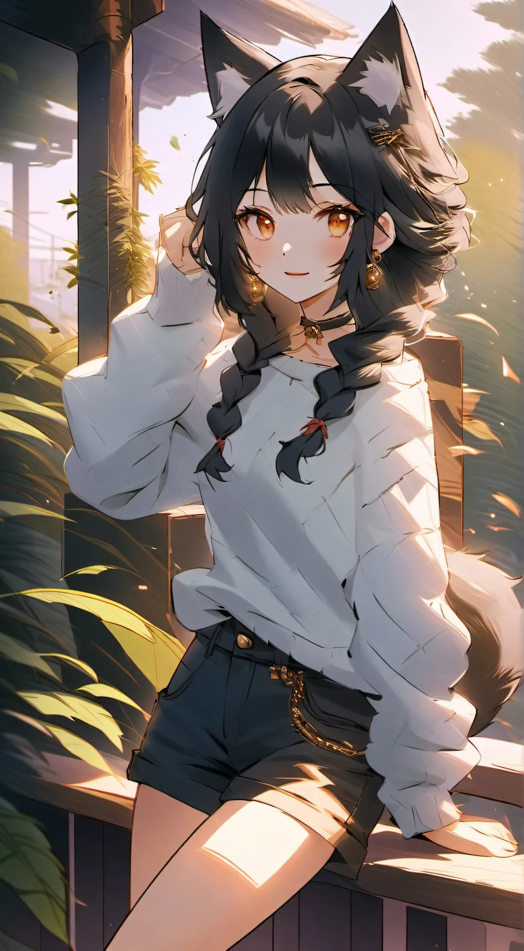 ai character: Neko background