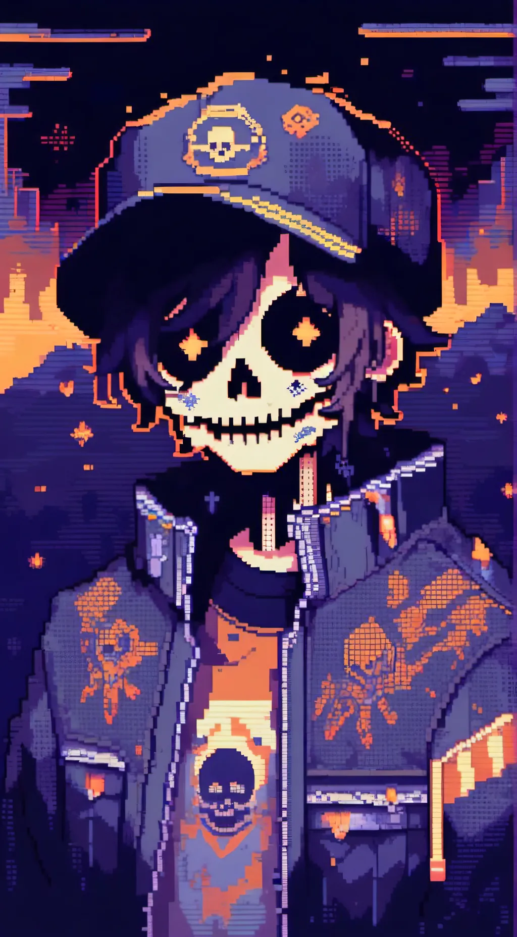 ai character: Psycho sans background