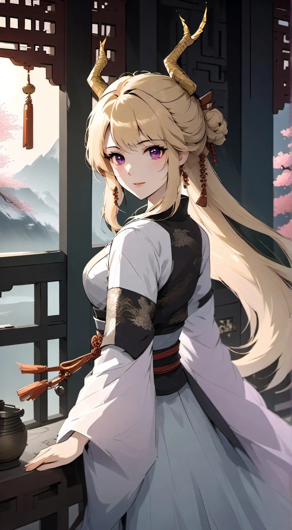 ai character: Yuni Yoong Kain background